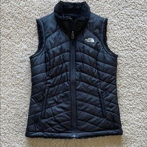 The North Face Black Quilted Vest